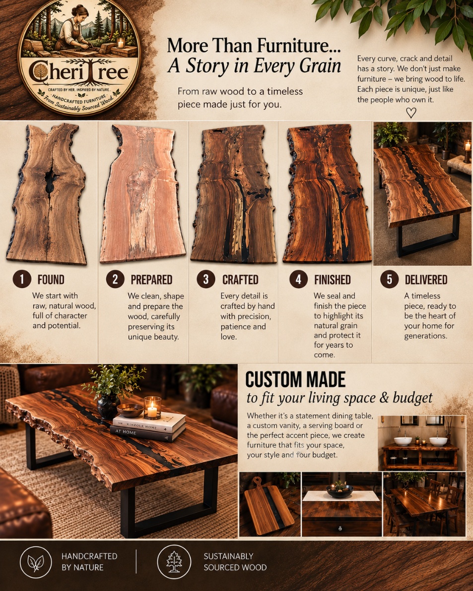 CheriTree handcrafted furniture story