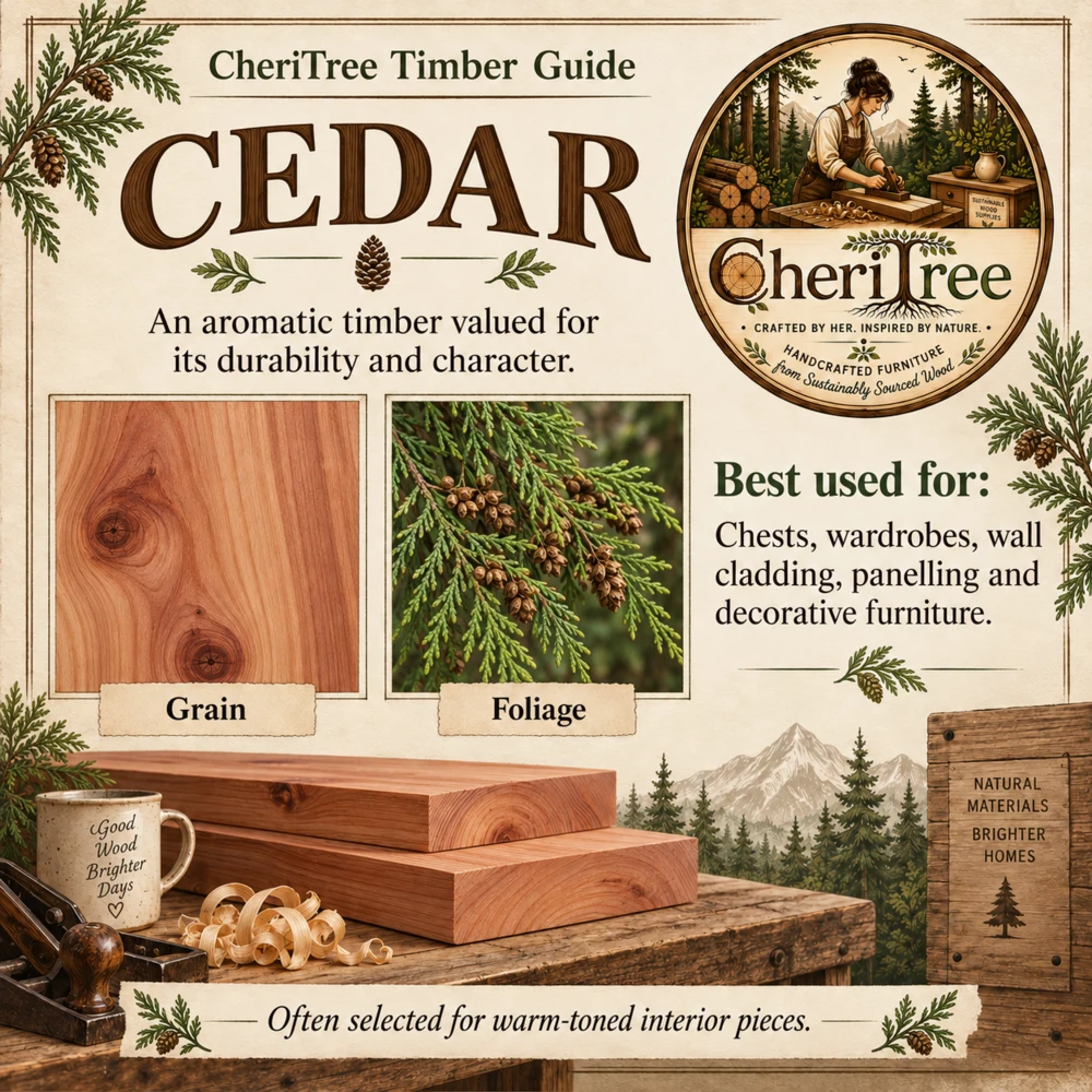 Cedar timber reference